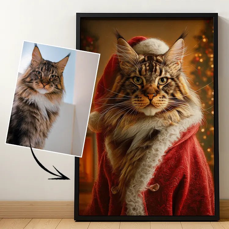 Christmas – Pet Lenticular Portrait - Lenticular Paw