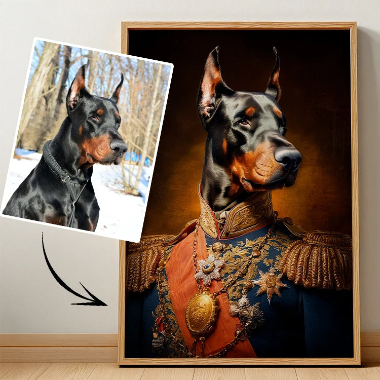 The General – Pet Lenticular Portrait