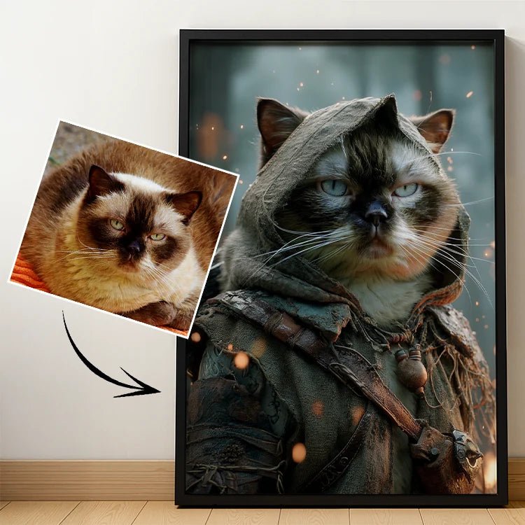 Guardian – Pet Lenticular Portrait - Lenticular Paw