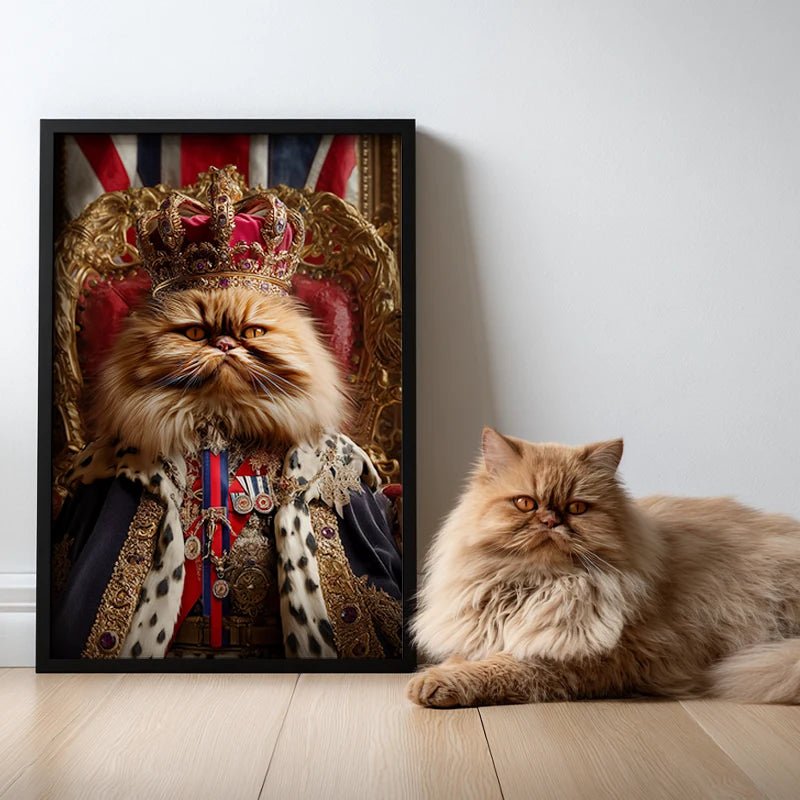 King - Pet Lenticular Portrait - Lenticular Paw