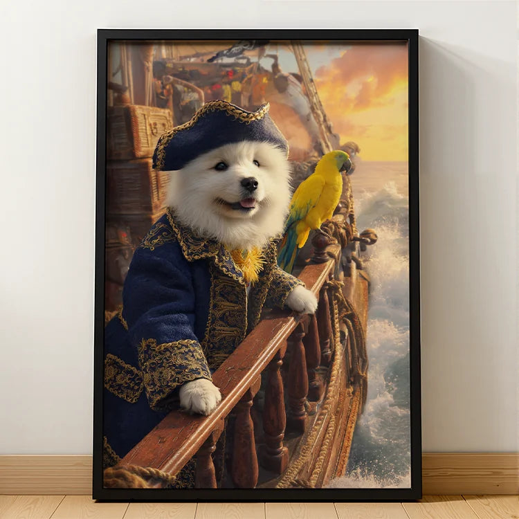 Pirate Captain - Pet Lenticular Portrait