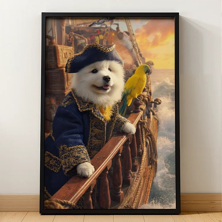 Pirate Captain - Pet Lenticular Portrait - Lenticular Paw