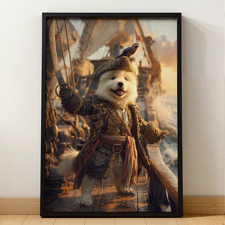 Pirate Captain - Pet Lenticular Portrait - Lenticular Paw