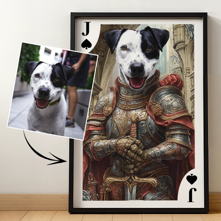 playing cards – Pet Lenticular Portrait - Lenticular Paw