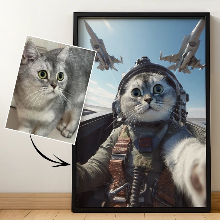 Soldier – Pet Lenticular Portrait - Lenticular Paw