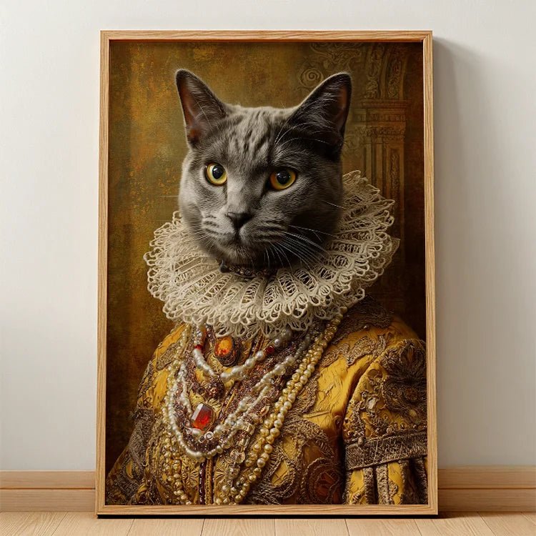 The Count - Pet Lenticular Portrait - Lenticular Paw