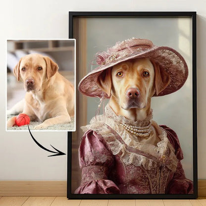 Princess · Custom Pet Lenticular Portrait - Lenticular Paw