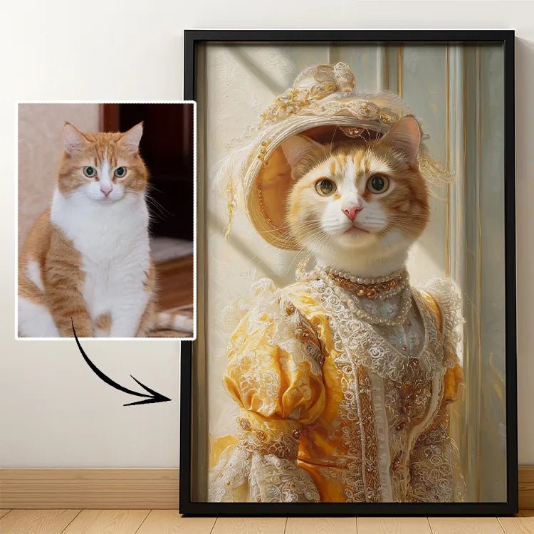 Princess · Custom Pet Lenticular Portrait - Lenticular Paw