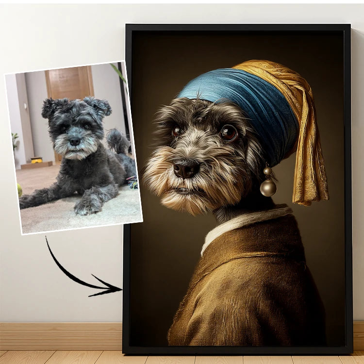 Cuadro famoso: Retrato lenticular de mascota