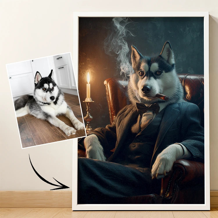 Godfather - Pet Lenticular Portrait