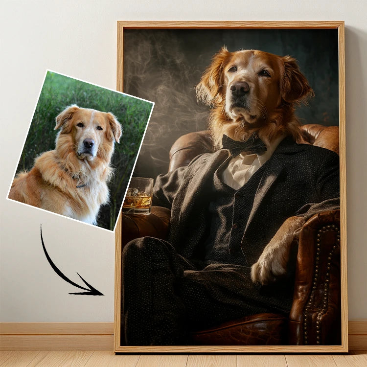 Godfather - Pet Lenticular Portrait