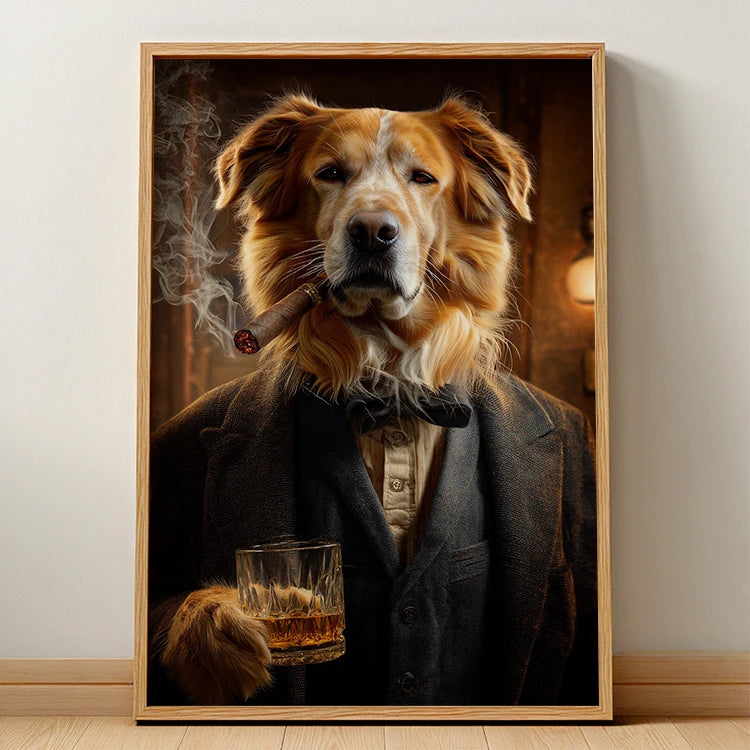 Godfather - Pet Lenticular Portrait