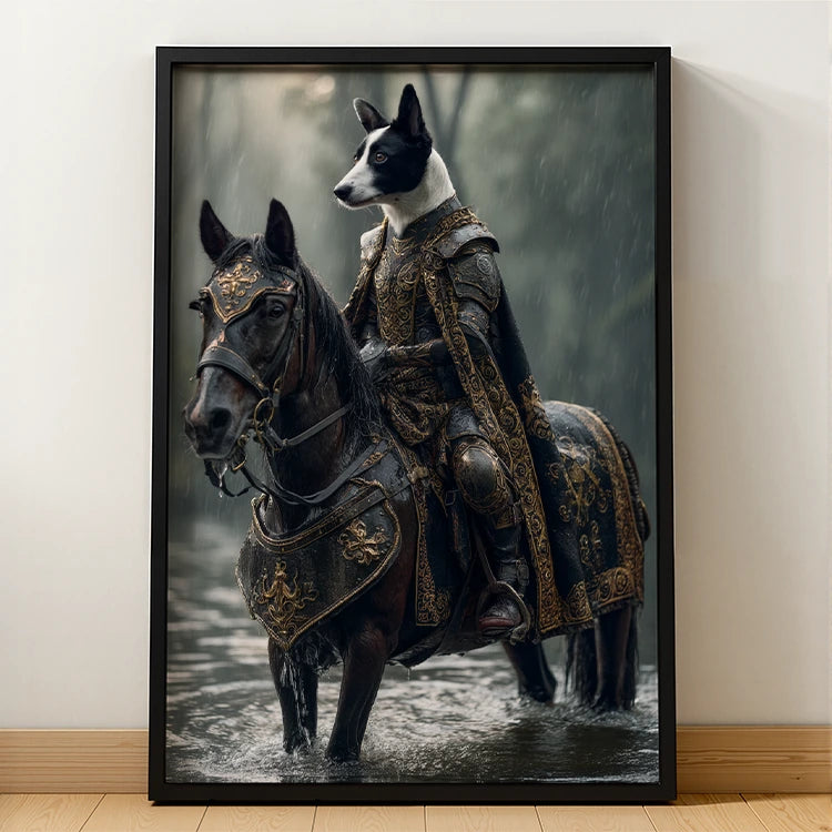 Caballero Guerrero – Retrato Lenticular de Mascota