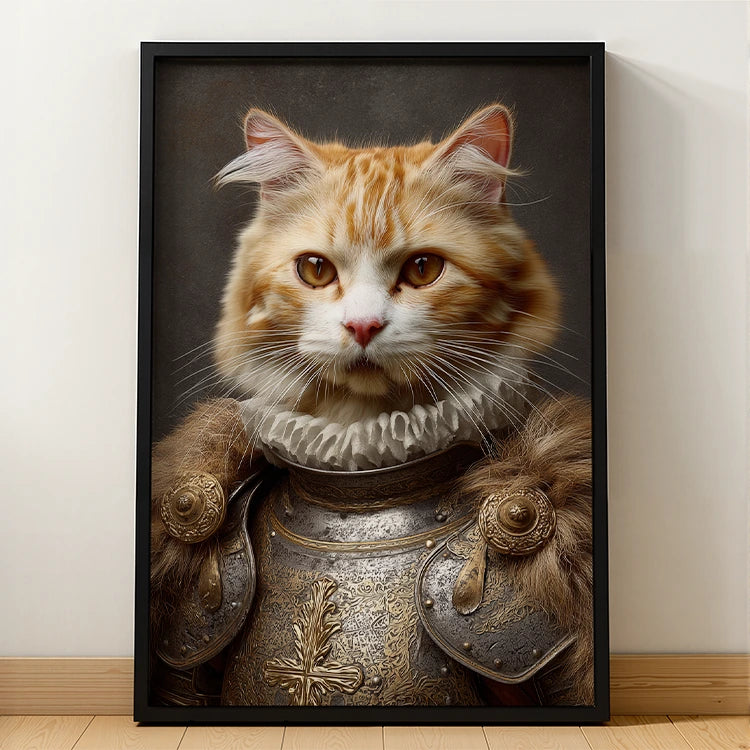 Caballero Guerrero – Retrato Lenticular de Mascota