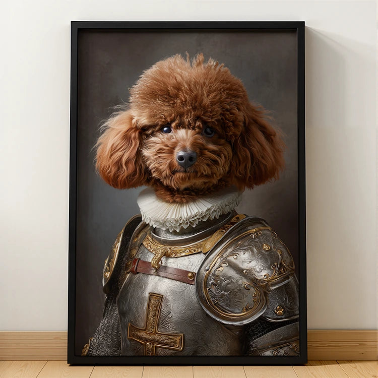 Caballero Guerrero – Retrato Lenticular de Mascota