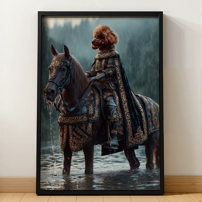 Caballero Guerrero – Retrato Lenticular de Mascota