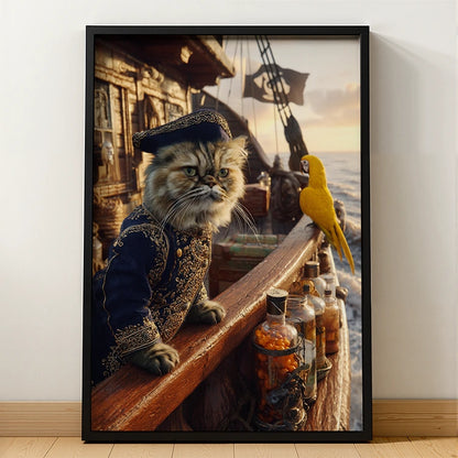 Pirate Captain - Pet Lenticular Portrait