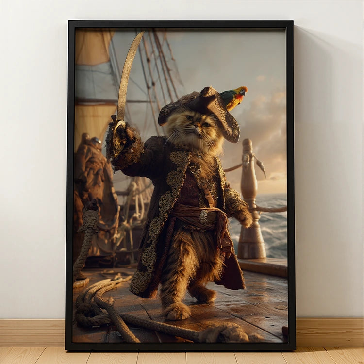 Pirate Captain - Pet Lenticular Portrait