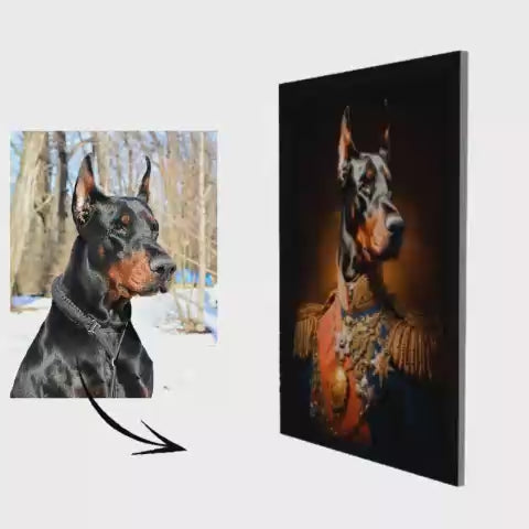 Colonel – Pet Lenticular Portrait