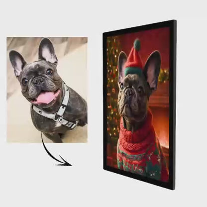 Christmas – Pet Lenticular Portrait
