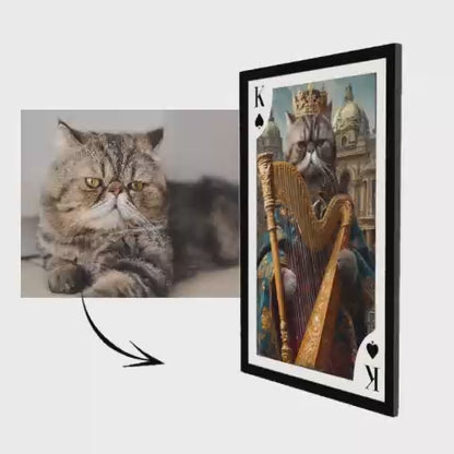 playing cards – Pet Lenticular Portrait