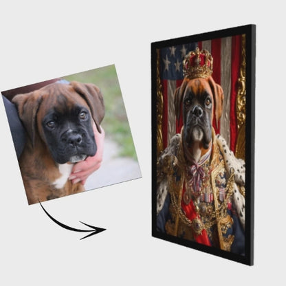 King - Pet Lenticular Portrait
