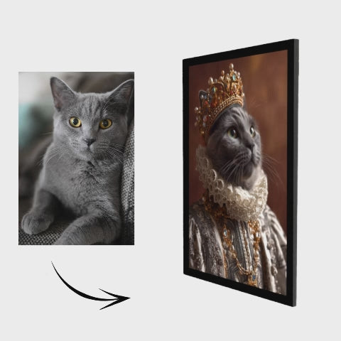 The Count - Pet Lenticular Portrait