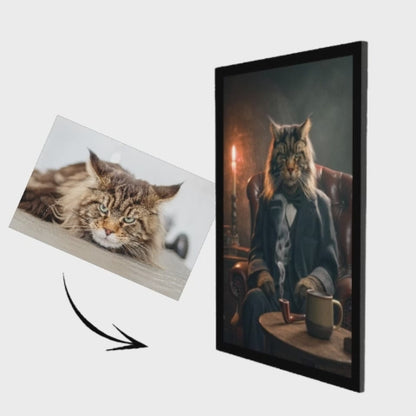 Godfather - Pet Lenticular Portrait