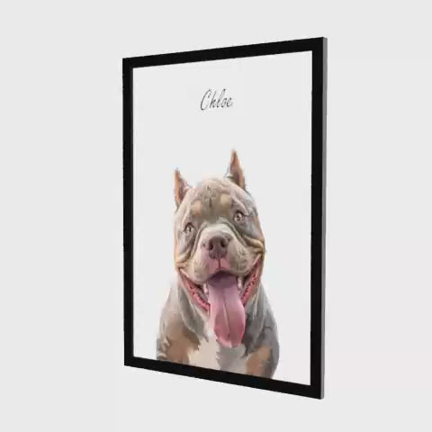 Memorial – Pet Lenticular Portrait