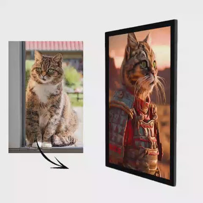 Samurai Spirit – Pet Lenticular Portrait