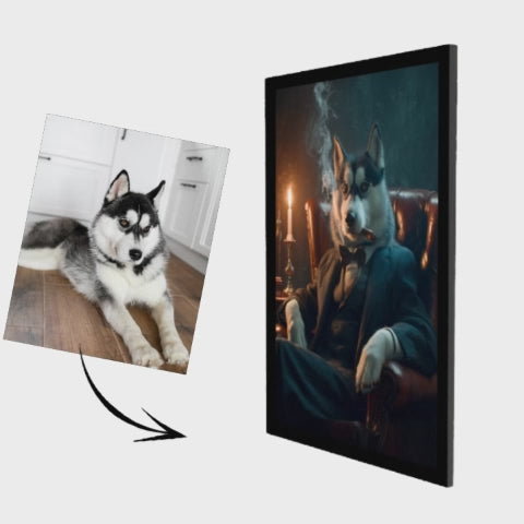 Godfather - Pet Lenticular Portrait