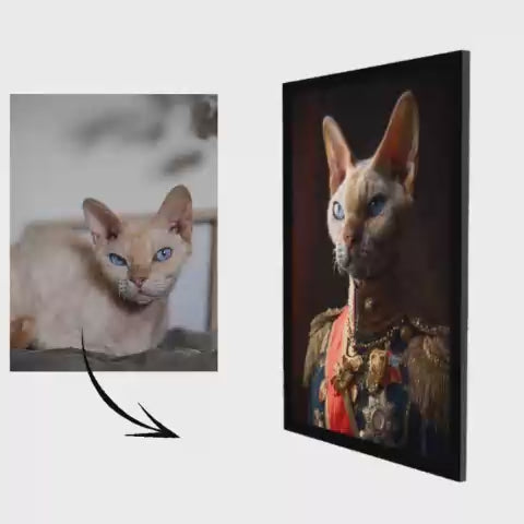 Colonel – Pet Lenticular Portrait