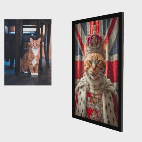 King - Pet Lenticular Portrait