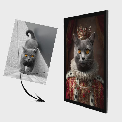 Renaissance Aristocratic – Pet Lenticular Portrait