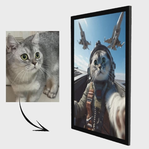 Soldier – Pet Lenticular Portrait