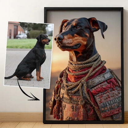 Samurai Spirit – Pet Lenticular Portrait