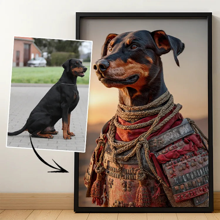 Samurai Spirit – Pet Lenticular Portrait