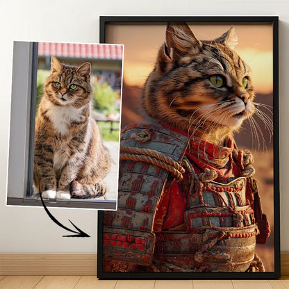 Samurai Spirit – Pet Lenticular Portrait