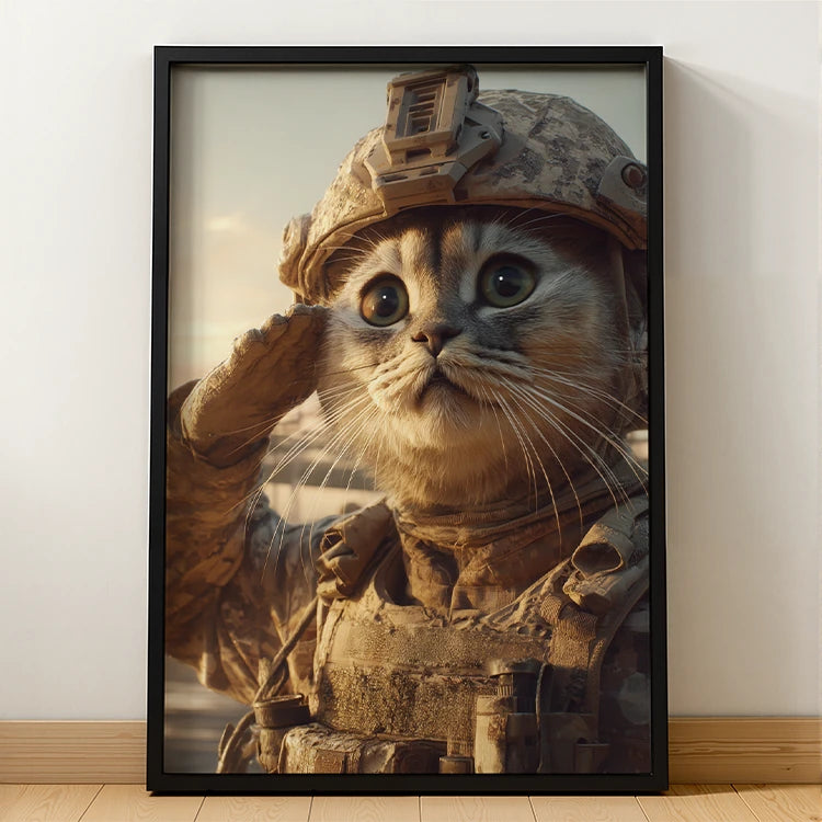 Soldier – Pet Lenticular Portrait