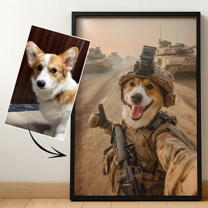Soldier – Pet Lenticular Portrait