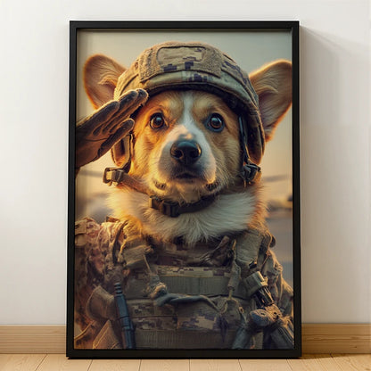 Soldier – Pet Lenticular Portrait