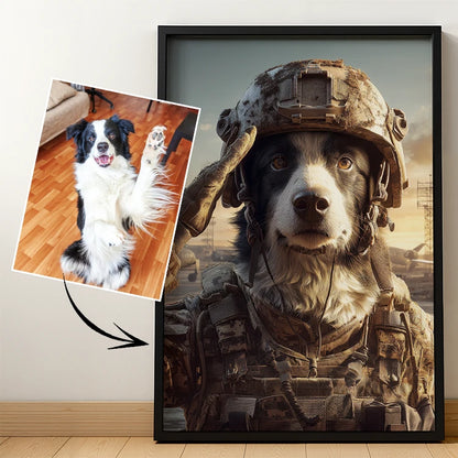 Soldier – Pet Lenticular Portrait