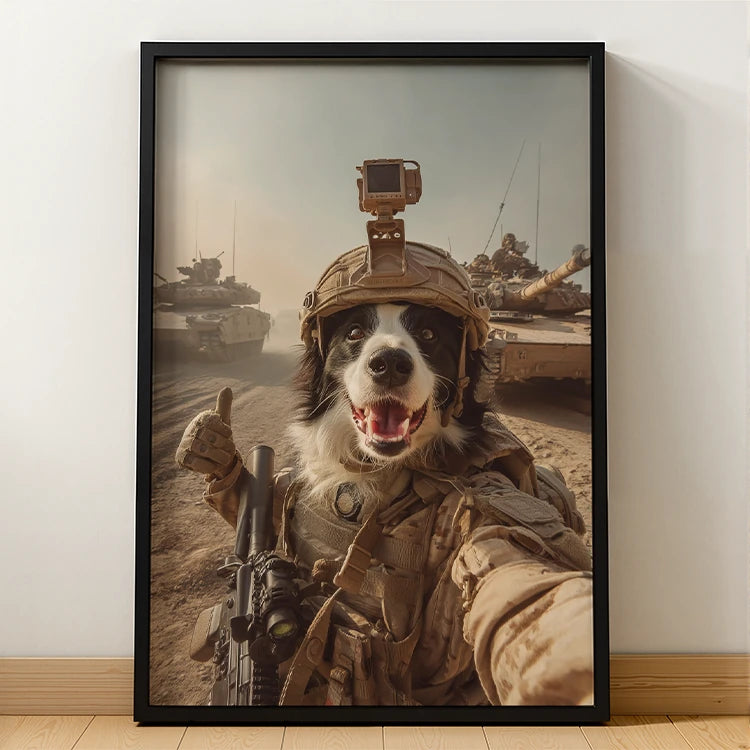 Soldier – Pet Lenticular Portrait