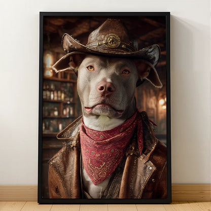 Western Cowboy – Pet Lenticular Portrait