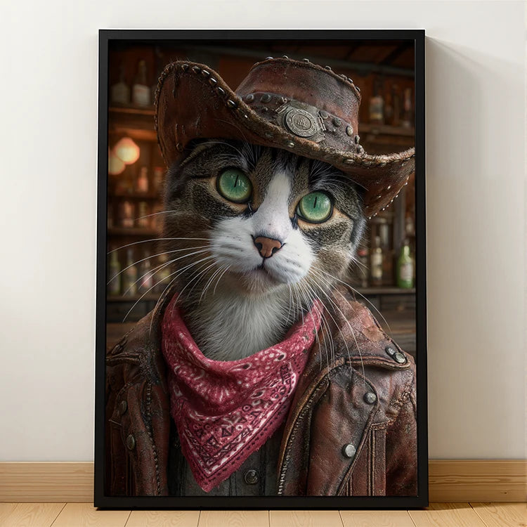Western Cowboy – Pet Lenticular Portrait